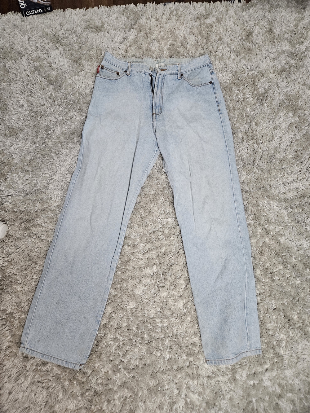 Vintage 90s BONGO Gene Montesano Jeans Size 13 Light Wash Made in USA